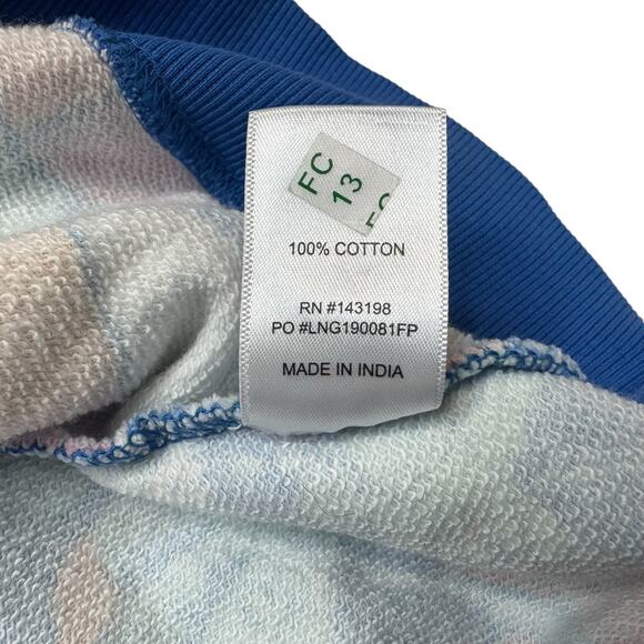 CHUBBIES Comfort Crewneck Sweatshirt Geometric Palm Trees Print Size Large Mens - Picture 4 of 7